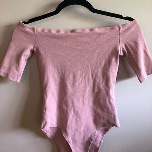off the shoulder bodysuit